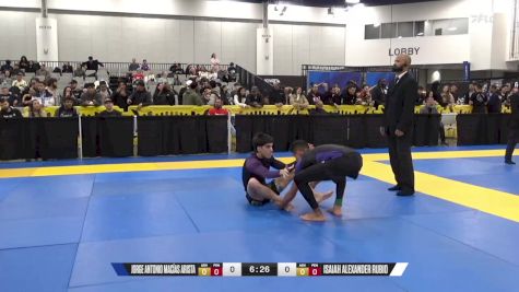 Isaiah Alexander Rubio vs Jorge Antonio Macías Arista 2024 World IBJJF Jiu-Jitsu No-Gi Championship