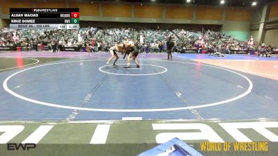 126 lbs Round Of 16 - Alijah Macias, BULLDOG WRESTLING CLUB vs Kruz Gomez, Buckaroo Wrestling Club