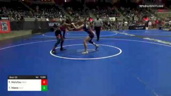 136 lbs Quarterfinal - Fenunuivao Malufau, Team Pride vs Taylor Miess, Chatfield