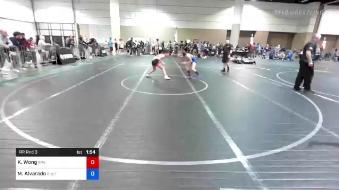 GFS 12U B kg Rr Rnd 3 - Kasia Wong, RPA Wrestling vs Maya Alvarado ...