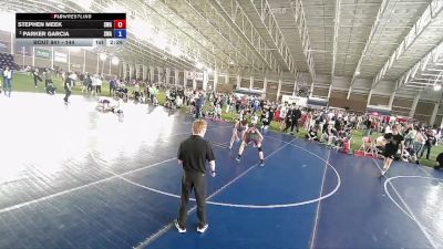 144 lbs Semifinal - Stephen Meek, Sanderson Wrestling Academy vs Parker Garcia, Sanderson Wrestling Academy