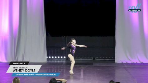 Brio Studios - Wendy Doyle [2023 Mini - Solo - Contemporary/Lyrical Day 1] 2023 JAMfest Dance Super Nationals