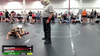 92 lbs Round 1 (4 Team) - Carson Kirk, Keystone Krush vs Cieran Sontz, Ruthless