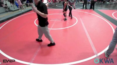 80-85 lbs Rr Rnd 1 - Lillian Cooper, Jay Wrestling Club vs Aliyah Golden, Wyandotte Youth Wrestling