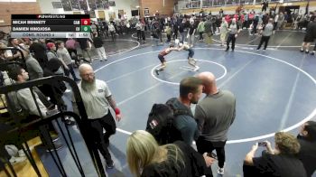 106 lbs Cons. Round 4 - Micah Bennett, Camas vs Damien Hinojosa, Chiawana