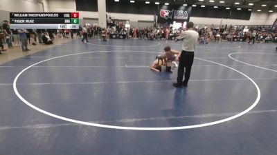 155 lbs Cons. Quarters - Tiger Ruiz, Brawley Wrestling Academy vs William Theofanopoulos, Legends Of Gold Las Vegas