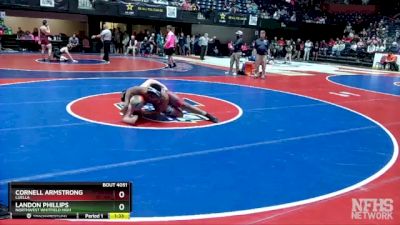 4A-215 lbs Champ. Round 1 - Landon Phillips, Northwest Whitfield High vs Cornell Armstrong, Luella