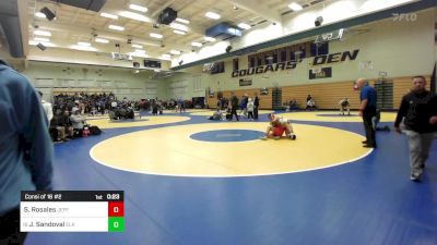 129 lbs Consi Of 16 #2 - Samuel Rosales, Jefferson (CO) vs Josiah Sandoval, Elk Grove