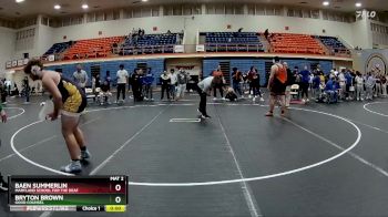 285 lbs 3rd Place Match - Bryton Brown, Good Counsel vs Baen Summerlin, Maryland School For The Deaf