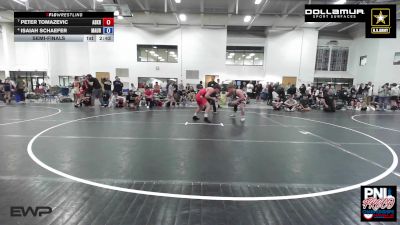 138 kg Semifinal - Peter Tomazevic, Askren Wrestling Academy vs Isaiah Schaefer, Maurer Coughlin Wrestling Club