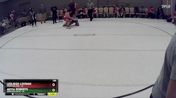 158 lbs Round 4 (8 Team) - Anyia Roberts, Nebraska Blue vs Lesliegh Lovings, Nebraska Red