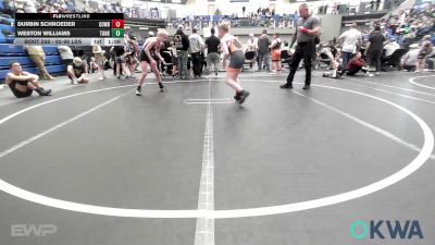 92-98 lbs Semifinal - Durbin Schroeder, Cowboy Wrestling Club vs Weston Williams, Tonkawa Takedown Club