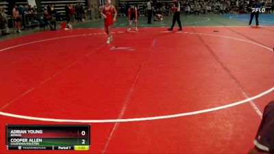 235 lbs Semifinal - Adrian Young, Benson vs Cooper Allen, Caledonia/Houston