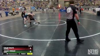 AA 113 lbs Quarterfinal - Chase Creque, Siegel vs Colby Baltz, Houston