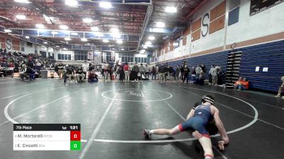 106 lbs 7th Place - Michael Mortarelli, Natick vs Elijah Cincotti, Boston College