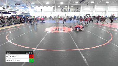 120 lbs Consi Of 8 #2 - Deliah Carter, ME Trappers WC vs Cayomie Glennon, Providence BTS