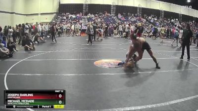 165 lbs Round 2 - Joseph Darling, Unattached vs Michael McDade, Devilcats Wrestling