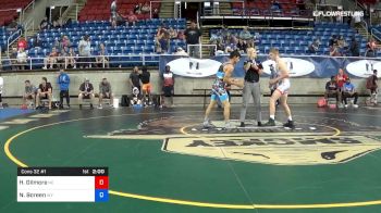 126 lbs Cons 32 #1 - Hunter Gilmore, Nebraska vs Nathaniel Boreen, Wyoming