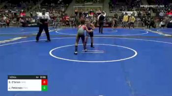 100 lbs Prelims - Sydney O'brien, Verdigris Youth Wrestling vs Jaydis Peterson, Standfast Wrestling