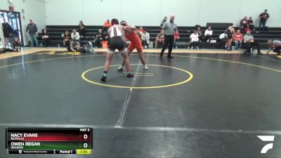 JV-12 lbs Round 3 - Owen Regan, Waukon vs Nacy Evans, Riceville