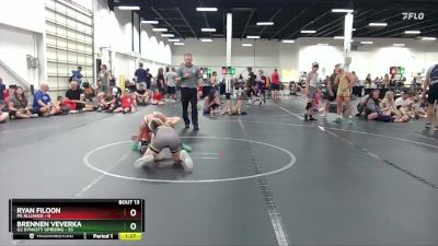 88 lbs Round 5 (6 Team) - Brennen Veverka, U2 Dynasty Uprising vs Ryan Filoon, PA Alliance