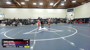 207 lbs Semifinal - Traeh Haynes, North Central College vs Grace Mercado, Sacramento City College