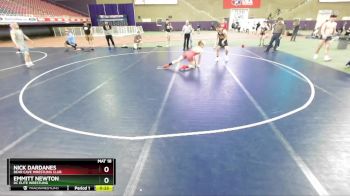 132 lbs Cons. Round 4 - Emmitt Newton, DC Elite Wrestling vs Nick Dardanes, Bear Cave Wrestling Club