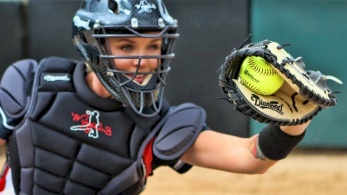 Softball store players glove