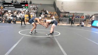 197 lbs Quarterfinal - Max Ramberg, Augustana (sd) vs Emery Slater, UMary