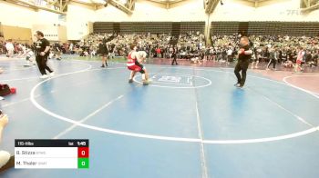 115-H lbs Round Of 32 - Brandon Stizza, Shore Thing WC vs Mitch Thaler, Unattached