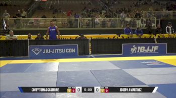 Joseph A Martinez vs Corey Tomas Casteline 2025 Pan Jiu Jitsu IBJJF Championship
