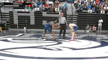 132 lbs Round 1 (16 Team) - Drake Goff, Coahulla Creek vs Johnathan Chance, Glenn Hills