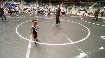 36 lbs Round Of 16 - Geronimo Tecumseh II, Mojo Grappling Academy vs Kase Williams, Pin-King All Stars