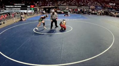 G 120 lbs Cons. Round 5 - Bella Carpenter, Walker Girls vs Dontrell Rochon, Tara Girls