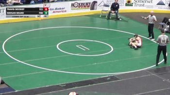 89 lbs Consi Of 16 #1 - Travis Secrist, Peters Township vs Keegan Beard, Penn Manor