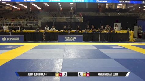 Xavier Michael Coen vs Adian Hugh Rudlaff 2025 Pan Jiu Jitsu IBJJF Championship