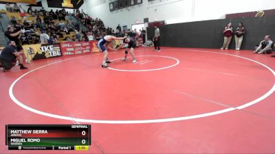 175 lbs Semifinal - Matthew Sierra, Arroyo vs Miguel Romo, Warren