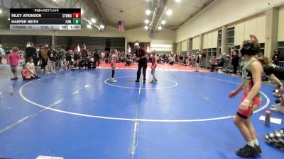 65 lbs Rr Rnd 1 - Riley Atkinson, CT Whale Orca vs Harper Neith, ICWL Bruisers Girls