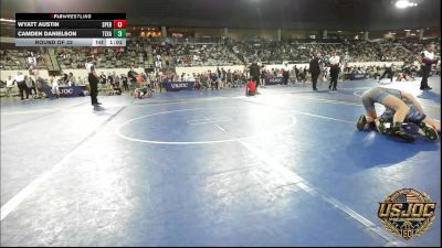 92 lbs Round Of 32 - Wyatt Austin, Sperry Wrestling Club vs CAMDEN DANIELSON, Texas Elite Wrestling