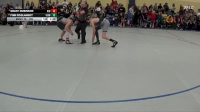 120 lbs Champ. Round 1 - Grant Robinson, BEWA vs Finn Roslansky, Victory School Of Wrestling