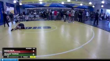 103 lbs Round 5 - Reagan Thomas, Beacons vs Hayle Peck, Palmetto Ridge High School