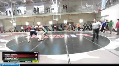 220 lbs Cons. Round 1 - Mario Rivera, Gonzaga Prep vs Devon Howell, Lakeland High School