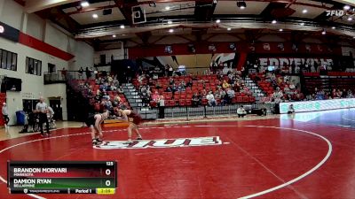 125 lbs Cons. Round 3 - Damion Ryan, Bellarmine vs Brandon Morvari, Minnesota