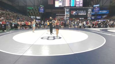 130 lbs Champ. Rd Of 128 - Helene Papadakis, Indiana vs Claire Lancaster, Oklahoma
