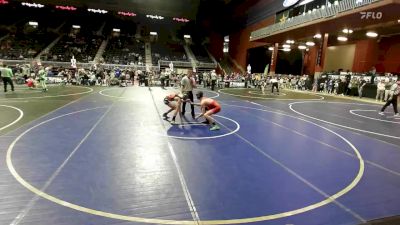 137 lbs Semifinal - Caiden Villmow, Camel Kids WC vs Kolby Noble, North Montana WC