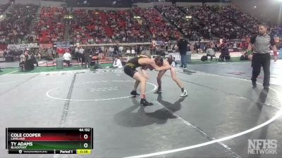 4A 132 lbs Cons. Round 3 - Cole Cooper, Lakeland vs Ty Adams, Blackfoot