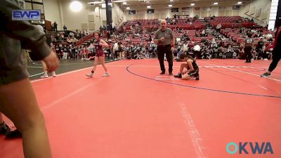 70 lbs Rr Rnd 1 - Hazel Abarca, Sisters On The Mat TX vs Hadleigh Ray, Husky Girls