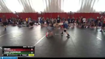 165-166 B Round 2 - Toren Vandenbush, Random Lake vs Tim Key, Thunderbird Wr