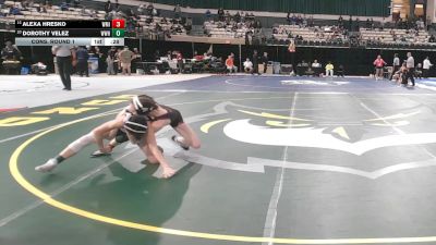 105 lbs Cons. Round 1 - Dorothy Velez, Walt Whitman vs Alexa Hresko, Winters Mill