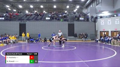 160 lbs Quarterfinals (8 Team) - Nathan Powell, Carmel vs Zach Huckaby, Perry Meridian